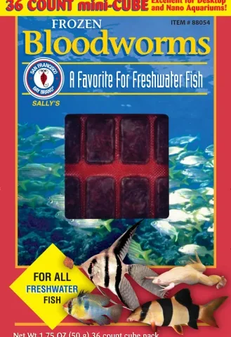 San Francisco Bay Frozen Bloodworm Cube 1.75oz (88054)
