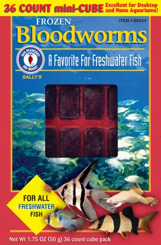 San Francisco Bay Frozen Bloodworm Cube 1.75oz (88054)