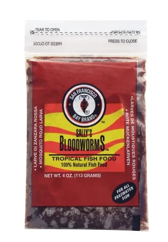 San Francisco Bay Frozen Bloodworms Flatpak 4oz (88053)