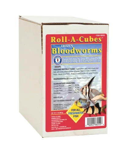 San Francisco Bay Frozen Bloodworms Roll A Cube 2lb (88255)