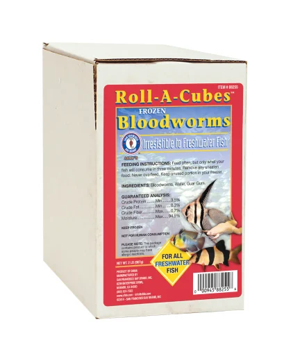 San Francisco Bay Frozen Bloodworms Roll A Cube 2lb (88255)