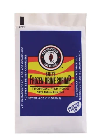 San Francisco Bay Frozen Brine Shrimp Flat 4oz (65003)