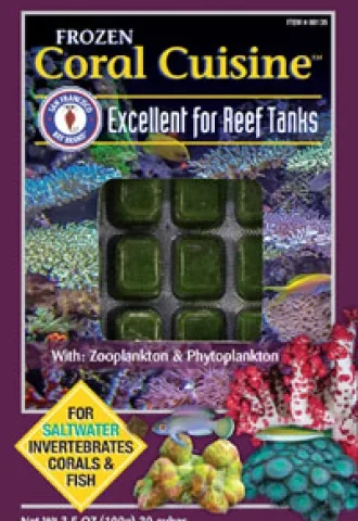San Francisco Bay Frozen Coral Cuisine Cube 3.5oz (88135)