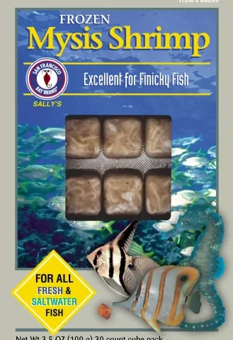 San Francisco Bay Frozen Mysis Shrimp Cube 3.5oz (88099)