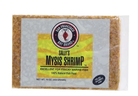 San Francisco Bay Frozen Mysis Shrimp Flatpak 16oz (88499)