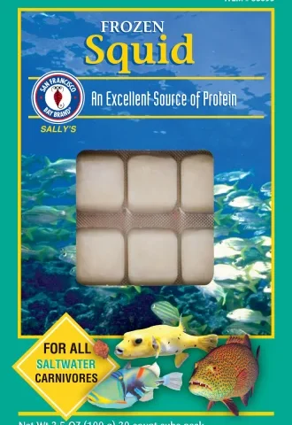 San Francisco Bay Frozen Squid Cube 3.5oz (88095)