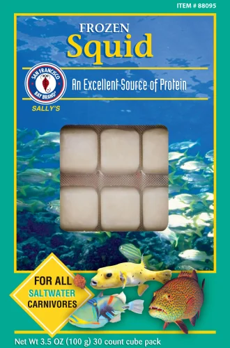 San Francisco Bay Frozen Squid Cube 3.5oz (88095)