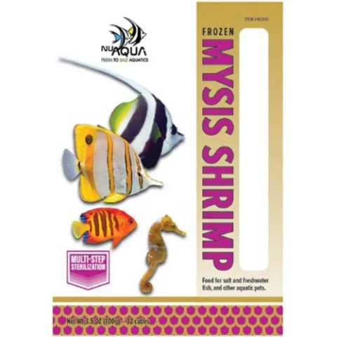San Francisco Bay Nu Aqua Frozen Mysis Shrimp Aquatic Food 3.5oz (40300)