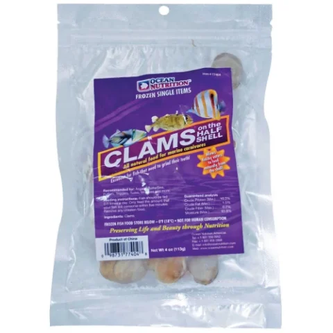 San Francisco Bay Ocean Nutrition Frozen Clams On The Half Shell 4oz (77404)