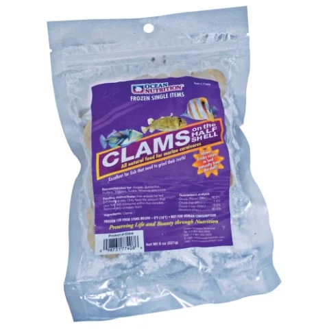 San Francisco Bay Ocean Nutrition Frozen Clams On The Half Shell 8oz (77408)