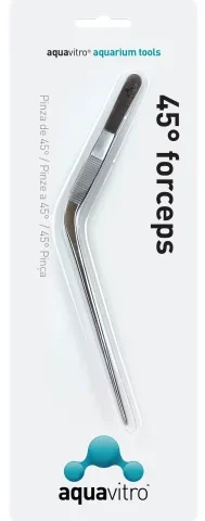 Seachem Aquavitro 45 Degree Forceps 20cm (7694)