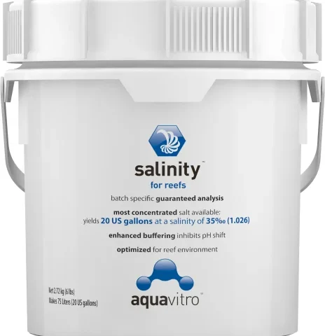 Seachem Aquavitro Reef Salinity Salt 20gal, 2.72kg, 6lbs (7584)