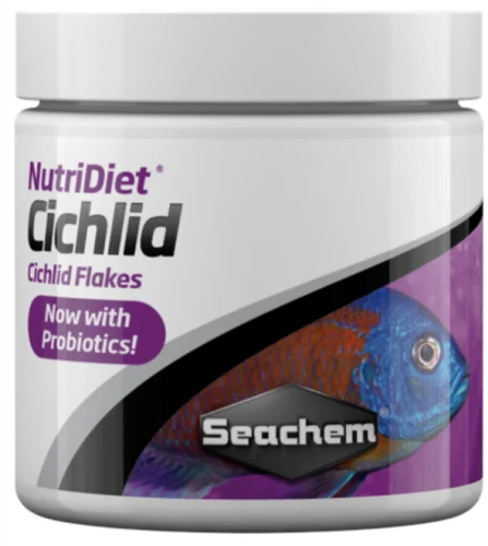 Seachem NutriDiet Cichlid Flakes w/ Probiotics 15g / 0.5oz (1071)