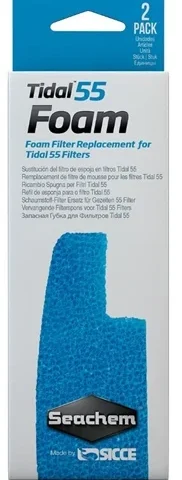 Seachem Tidal 55 Foam (2 Pack) (6503)