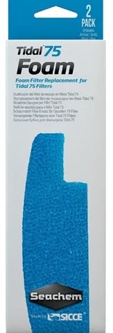 Seachem Tidal 75 Foam (2 Pack) (6504)