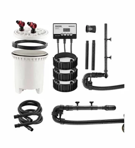 SunSun HW-5000 4 Stage Canister with UV 9W Adjustable Speed 475-1215gph
