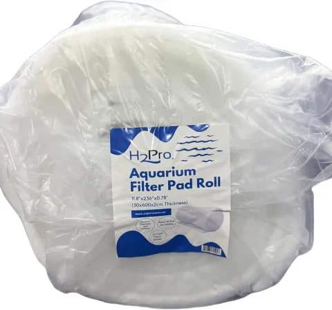 White Fine Filter Pad Roll 11.8" x 236" x 0.78" (30 x 600cm)