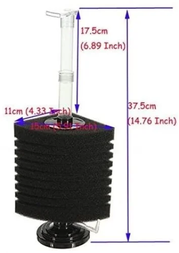 Xinyou Corner Sponge Filter